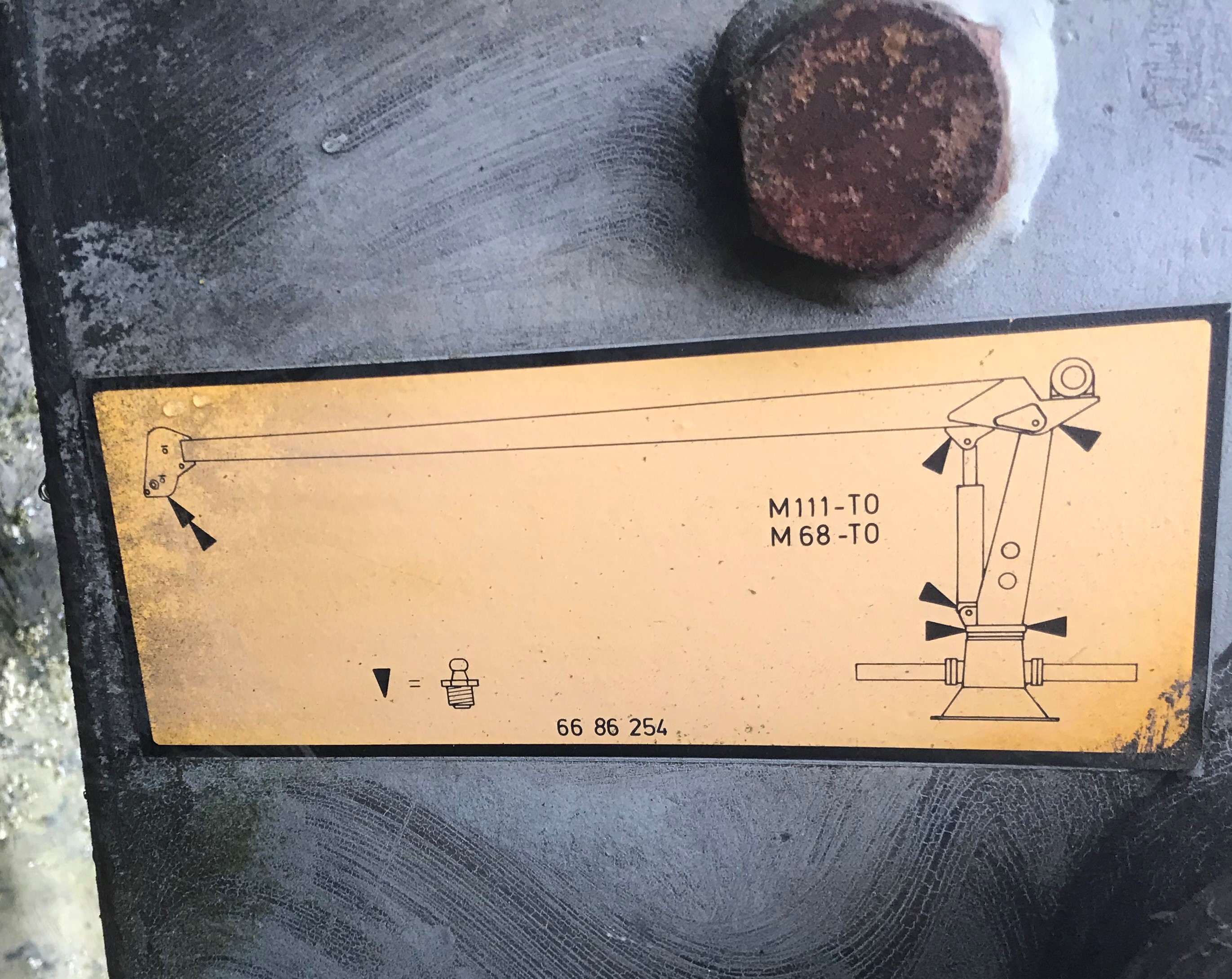 Marine Crane  HMF 360 Degree