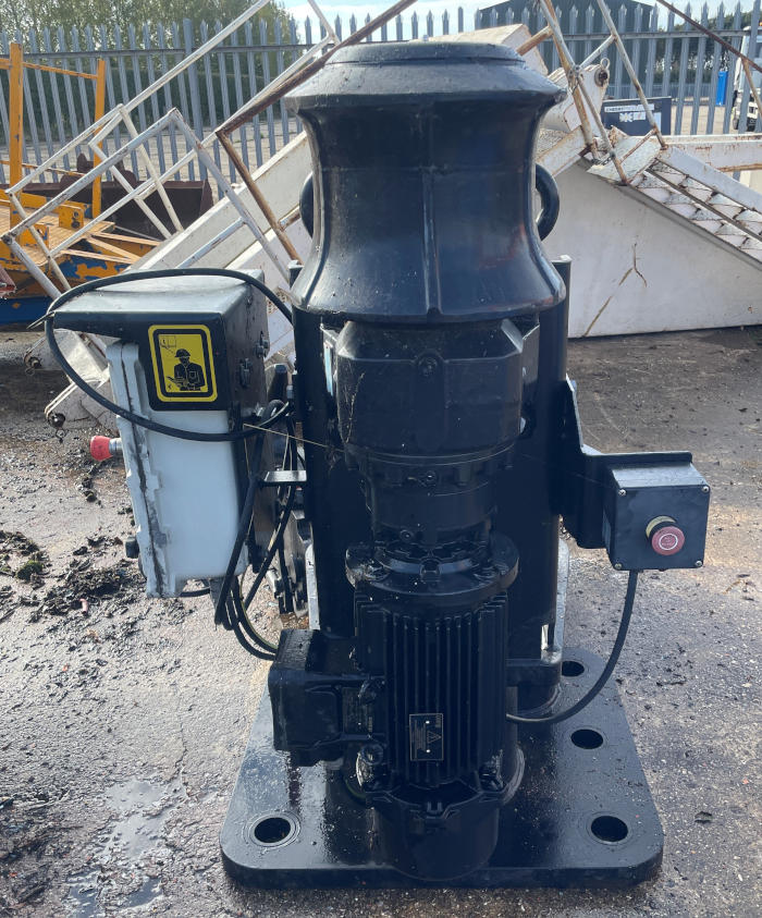  Quick Release Double  Hook 75ton with 20 ton capstan by Mampaey Industries