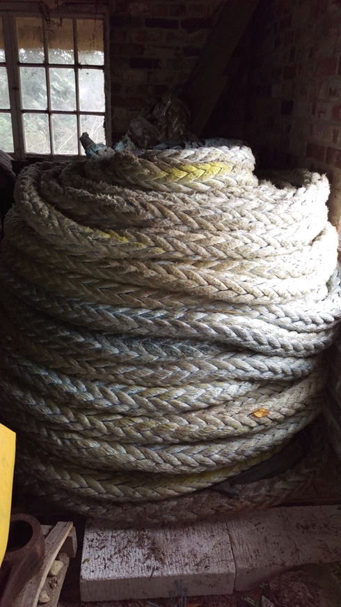 73mm x220m Multiplat Mooring Lines (six available)
