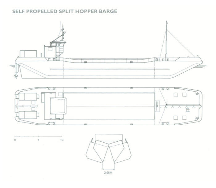 Split 2 Split Hopper Barge 460m Cube 47.76m Open For Charter 